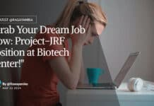 "Grab Your Dream Job Now: Project-JRF Position at Biotech Center!"