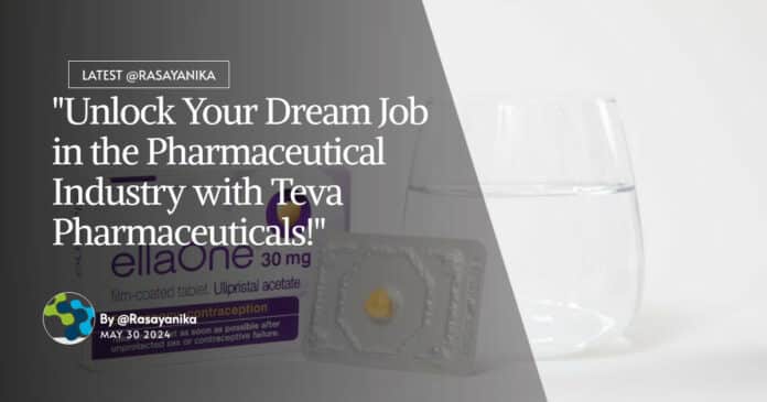 Pharma Analytical Researcher Job Opening at Teva Pharmaceuticals!