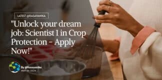 "Unlock your dream job: Scientist 1 in Crop Protection - Apply Now!"
