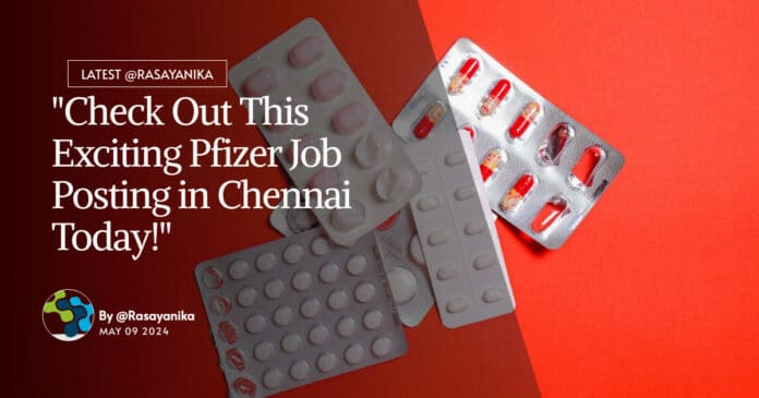 Pfizer Associate Role For Pharma - Apply Online