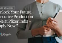 "Unlock Your Future: Executive Production Role at Pfizer India - Apply Now!"