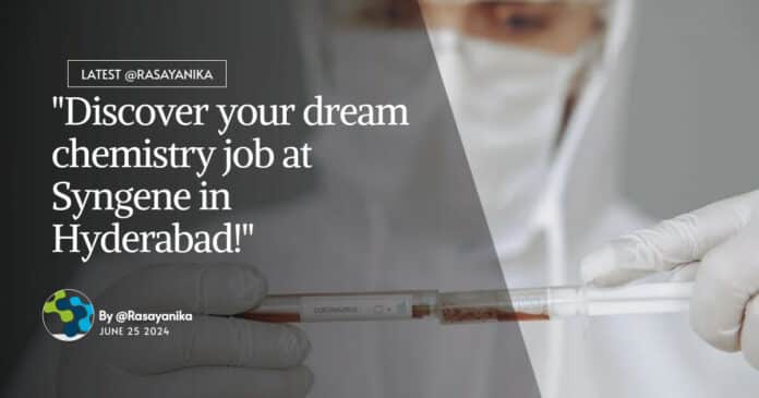 Pharma QA Job Opening at Syngene - Apply Online