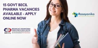 BECIL Pharma Vacancies Available - Apply Online