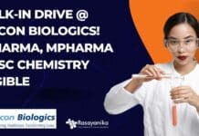 Walk-In Drive @ Biocon Biologics!