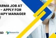 BPharma Job at MSD