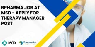 BPharma Job at MSD