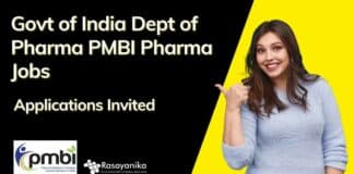PMBI Pharma Job Openings