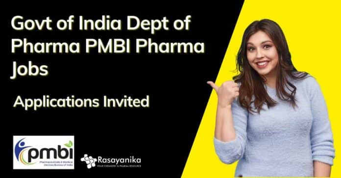 PMBI Pharma Job Openings