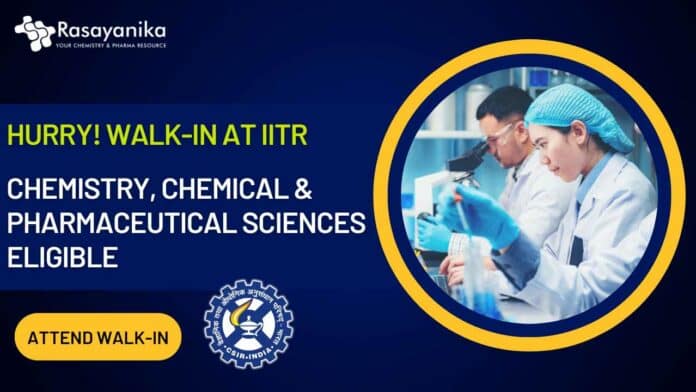Project Jobs at CSIR-IITR