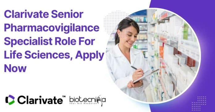 Pharmacovigilance Specialist Job Opening