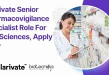 Clarivate Senior Pharmacovigilance Specialist