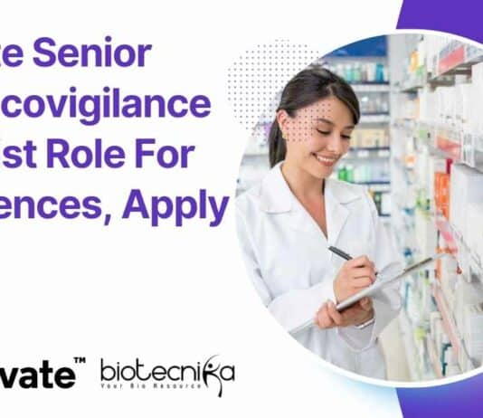 Clarivate Senior Pharmacovigilance Specialist