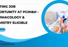 Govt Jobs PCIM&H