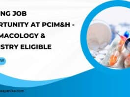 Govt Jobs PCIM&H