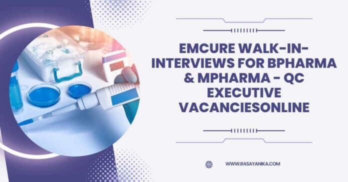 Emcure Walk-In-Interviews