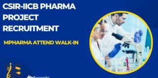 CSIR-IICB Pharma Project Recruitment