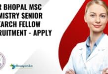 IISER MSc Chemistry SRF