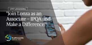 "Join Lonza as an Associate - IPQA and Make a Difference!"