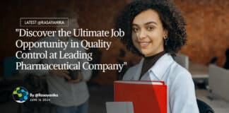 Jubilant Generics QC Job Opening