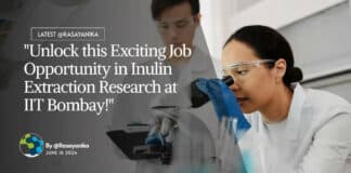 "Unlock this Exciting Job Opportunity in Inulin Extraction Research at IIT Bombay!"