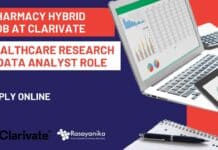 Hybrid Pharmacy Job at Clarivate - Apply For Healthcare Research & Data Analyst Role