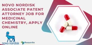 Novo Nordisk Associate Patent Attorney Job For Medicinal Chemistry, Apply Online
