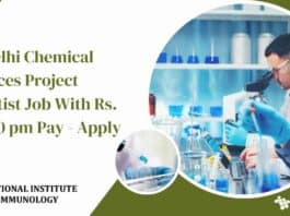 NII Delhi Chemical Sciences Project
