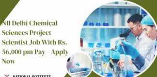 NII Delhi Chemical Sciences Project
