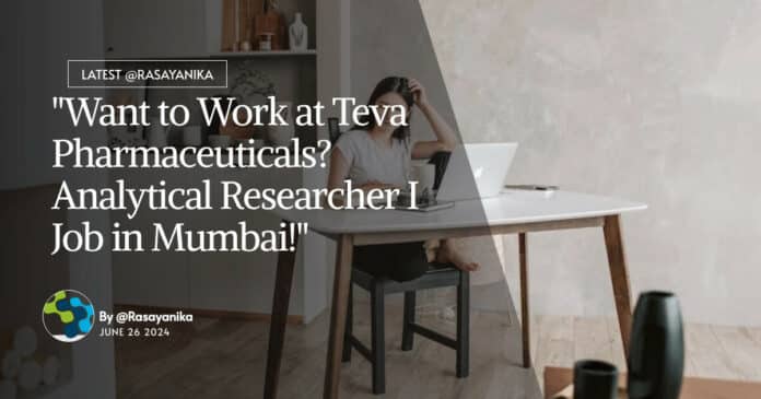 Freshers Vacancies at Teva Pharmaceutical