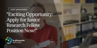 "Exciting Opportunity: Apply for Junior Research Fellow Position Now!"