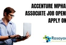Accenture MPharma Associate Job
