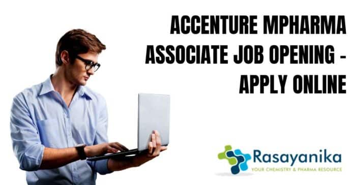 Accenture MPharma Associate Job