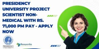 Presidency University Project Scientist