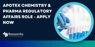 Apotex Chemistry Regulatory Affairs