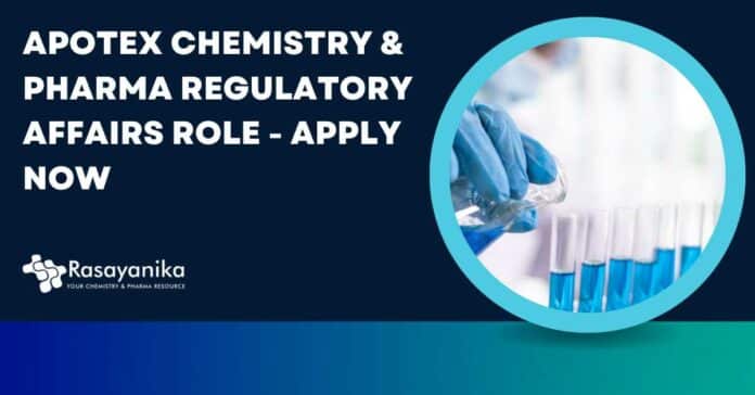 Apotex Chemistry Regulatory Affairs