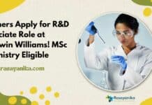 Freshers Chemistry Jobs Sherwin