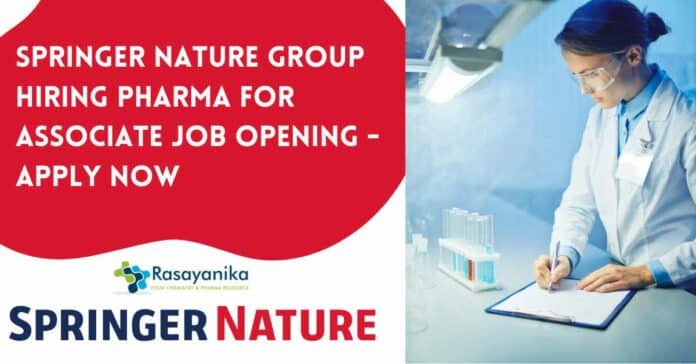Springer Nature Group Hiring
