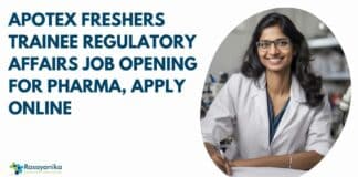 Apotex Freshers Trainee Regulatory Affairs