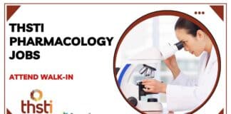 THSTI Pharmacology Jobs