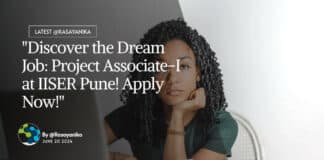 "Discover the Dream Job: Project Associate-I at IISER Pune! Apply Now!"