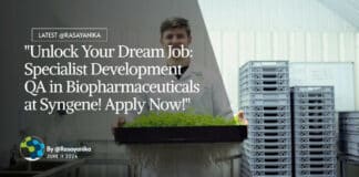 "Unlock Your Dream Job: Specialist Development QA in Biopharmaceuticals at Syngene! Apply Now!"