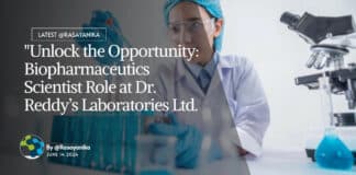 Dr Reddy's Labs Pharmaceutics Job Opening - Apply Online