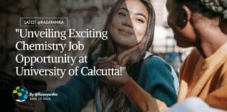 "Unveiling Exciting Chemistry Job Opportunity at University of Calcutta!"
