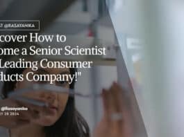 "Discover How to Become a Senior Scientist at a Leading Consumer Products Company!"