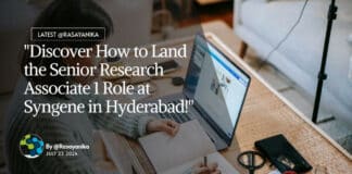Syngene Organic Chemistry & Chemistry Research Associate Job - Apply Online