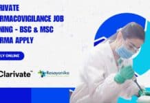 Clarivate Pharmacovigilance Job Opening - BSc & MSc Pharma Apply