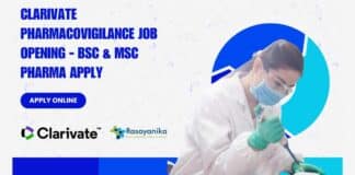 Clarivate Pharmacovigilance Job Opening - BSc & MSc Pharma Apply