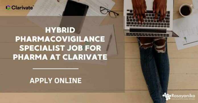 Hybrid Pharmacovigilance Specialist Job for Pharma at Clarivate - Apply Online