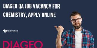 DIAGEO QA Job Vacancy