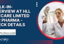 Walk-In-Interview at HLL Lifecare